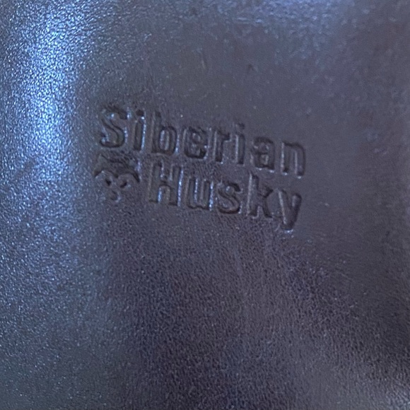 Siberian Husky Womens Ankle Boots Booties Dark Chocolate Brown 7 D Soft Leather - Picture 13 of 16